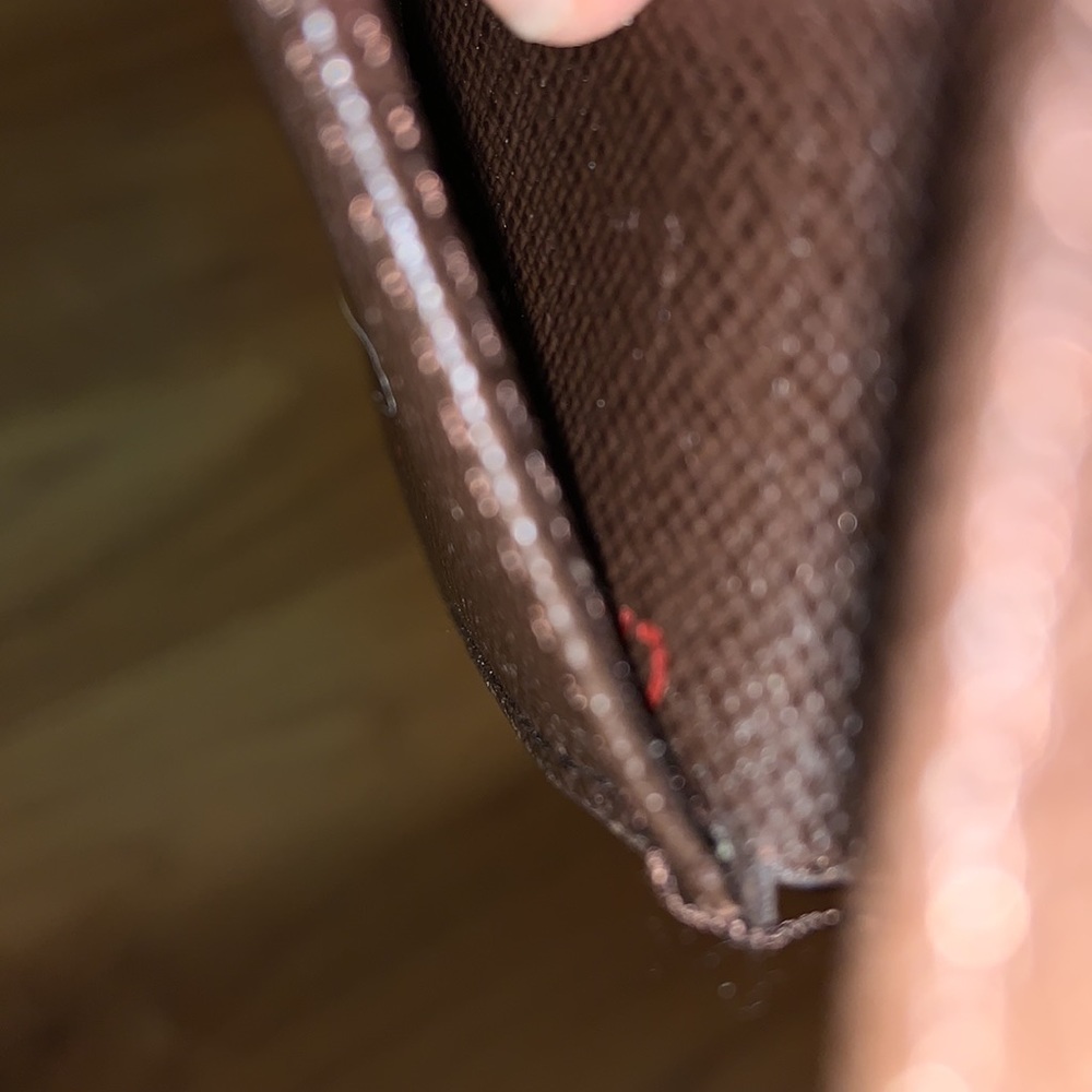 Authentic Louis Vuitton Damier Ebene Marco Bifold Leather Wallet - Picture 14 of 14